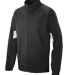 Augusta Sportswear 7722 Tour De Force Jacket in Black/ black/ white front view