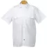 1574 Dickies Short Sleeve Twill Work Shirt  WHITE front view
