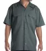 1574 Dickies Short Sleeve Twill Work Shirt  LINCOLN GREEN front view
