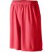 Augusta Sportswear 803 Longer Length Wicking Short in Red front view
