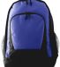 Augusta Sportswear 1710 Ripstop Backpack in Purple/ black front view