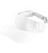 Augusta Sportswear 6226 Youth Sport Twill Visor in White front view