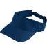 Augusta Sportswear 6226 Youth Sport Twill Visor in Navy front view