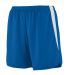 Augusta Sportswear 345 Velocity Track Short in Royal/ white front view
