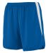 Augusta Sportswear 345 Velocity Track Short in Royal/ white side view