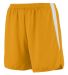 Augusta Sportswear 346 Youth Velocity Track Short in Gold/ white side view