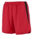 Augusta Sportswear 346 Youth Velocity Track Short in Red/ black side view
