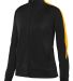 Augusta Sportswear 4397 Ladies Medalist Jacket 2.0 in Black/ gold front view
