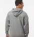 Augusta Sportswear 5414 60/40 Fleece Hoodie in Charcoal heather back view