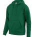 Augusta Sportswear 5414 60/40 Fleece Hoodie in Dark green side view