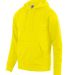 Augusta Sportswear 5414 60/40 Fleece Hoodie in Power yellow side view
