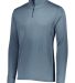Augusta Sportswear 2786 Youth Attain 1/4 Zip Pullo in Graphite front view
