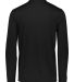 Augusta Sportswear 2786 Youth Attain 1/4 Zip Pullo in Black back view