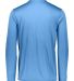 Augusta Sportswear 2786 Youth Attain 1/4 Zip Pullo in Columbia blue back view