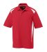 Augusta Sportswear 5012 Two-Tone Premier Sport Shi in Red/ white front view