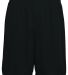 Augusta Sportswear 1425 Octane Short in Black front view