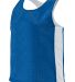 Augusta Sportswear 968 Women's reversible Tricot M in Royal/ white front view