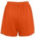 Augusta Sportswear 1293 Girls' Inferno Short in Orange back view