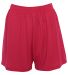 Augusta Sportswear 1293 Girls' Inferno Short in Red front view