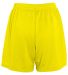 Augusta Sportswear 1293 Girls' Inferno Short in Power yellow back view