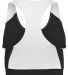 Augusta Sportswear 2417 Women's All Sport Sports B in Black/ white back view