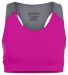 Augusta Sportswear 2417 Women's All Sport Sports B in Power pink/ graphite front view