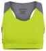 Augusta Sportswear 2417 Women's All Sport Sports B in Lime/ graphite front view