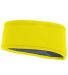 Augusta Sportswear 6750 Reversible Headband in Power yellow/ graphite front view