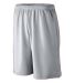 Augusta Sportswear 802 Longer Length Wicking Mesh  in Silver grey front view