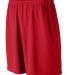 Augusta Sportswear 806 Youth Wicking Mesh Athletic in Red front view