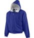 Augusta Sportswear 3281 Youth Hooded Taffeta Jacke in Purple side view