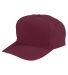 Augusta Sportswear 6207 Youth Five-Panel Cotton Tw in Maroon front view
