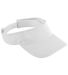Augusta Sportswear 6228 Youth Athletic Mesh Visor in White front view