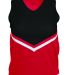Augusta Sportswear 9111 Girls' Pride Shell in Red/ black/ white front view