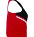 Augusta Sportswear 9111 Girls' Pride Shell in Red/ black/ white side view