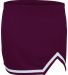 Augusta Sportswear 9125 Women's Energy Skirt in Maroon/ white back view
