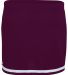 Augusta Sportswear 9125 Women's Energy Skirt in Maroon/ white front view