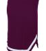 Augusta Sportswear 9125 Women's Energy Skirt in Maroon/ white side view