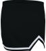 Augusta Sportswear 9126 Girls' Energy Skirt in Black/ white back view