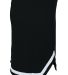 Augusta Sportswear 9126 Girls' Energy Skirt in Black/ white side view