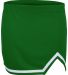 Augusta Sportswear 9126 Girls' Energy Skirt in Dark green/ white back view