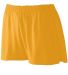 Augusta Sportswear 988 Girls' Trim Fit Jersey Shor in Gold front view