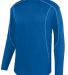 Augusta Sportswear 5543 Youth Edge Pullover in Royal/ white front view