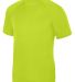 Augusta Sportswear 2790 Attain Wicking Shirt in Lime front view