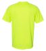 Augusta Sportswear 2790 Attain Wicking Shirt in Safety yellow back view