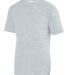 Augusta Sportswear 2901 Youth Shadow Tonal Heather in Silver front view