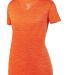 Augusta Sportswear 2902 Ladies Shadow Tonal Heathe in Orange front view