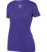 Augusta Sportswear 2902 Ladies Shadow Tonal Heathe in Purple side view