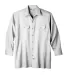 574 Dickies Long Sleeve Work Shirt  WHITE front view