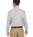 574 Dickies Long Sleeve Work Shirt  WHITE back view